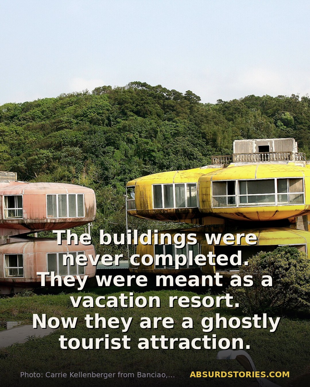 The abandoned UFO houses of Taiwan's coast