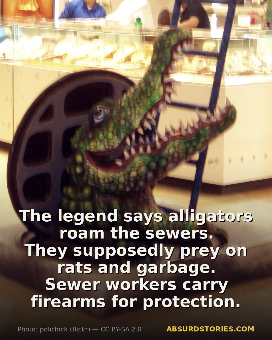 The strange legend of sewer alligators