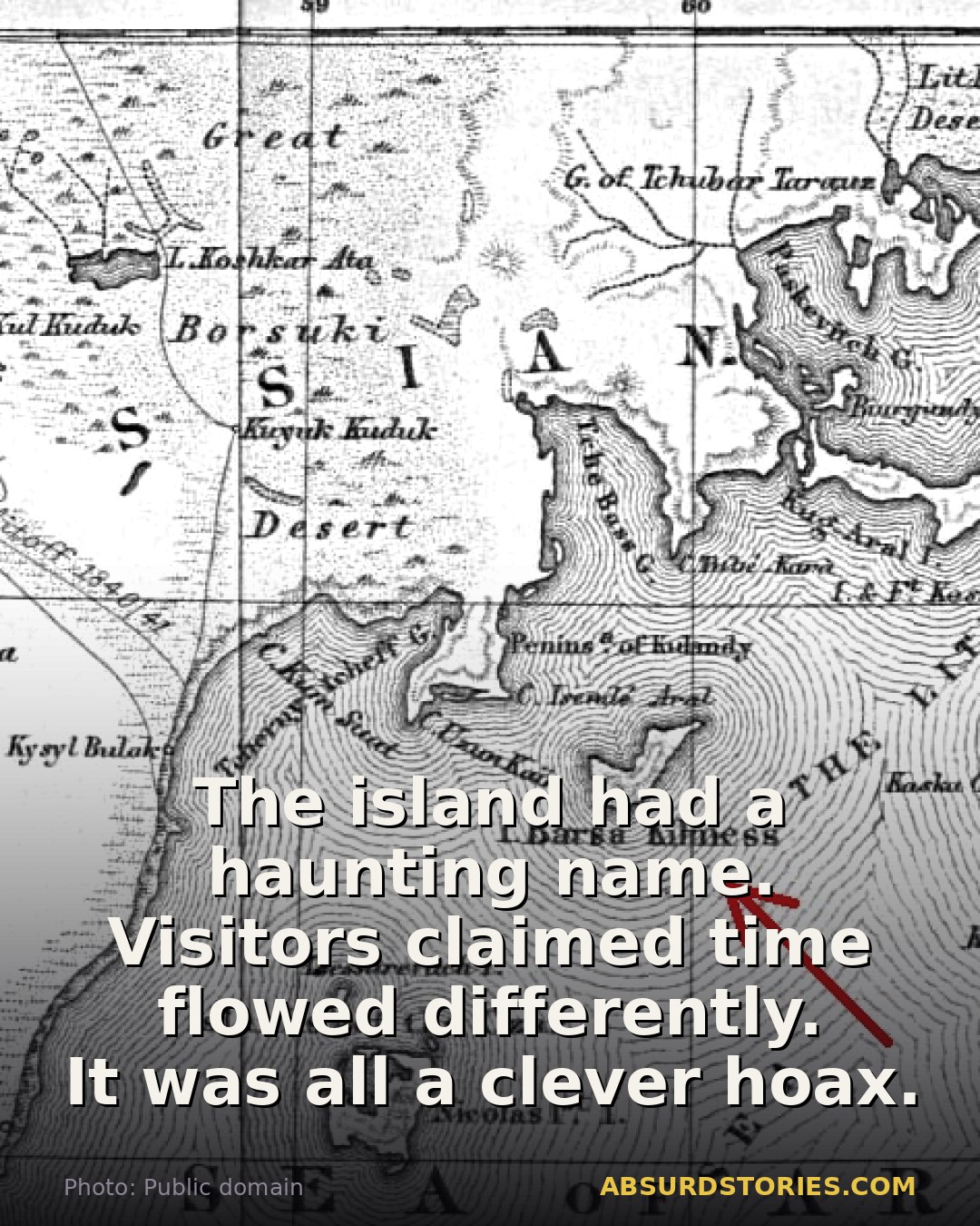 The island where time and truth got lost