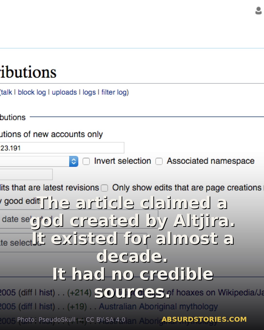 The Wikipedia hoax that lasted nearly a decade