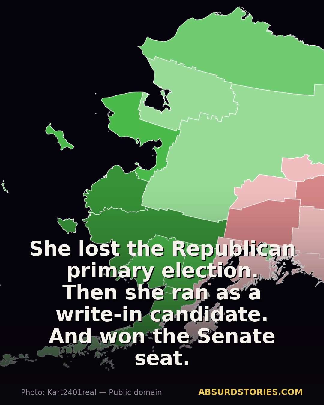 A write-in candidate's unexpected victory in Alaska